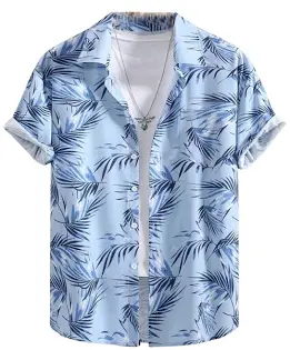 Men's Casual Cotton Shirt – Button Down Summer Shirt for Men